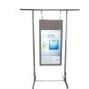 Buy cheap Ceiling roof mount super slim high brightness double screens 49" inch WIFI network LCD advertising player monitor from wholesalers