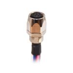 Buy cheap Front Mount Back Mount Panel Mount M8 Socket Connector With Wires 3pin Female With Pigtail from wholesalers