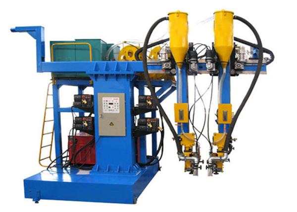 Double Welding Torch SAW Welding Machine , Box Beam Steel Structure Production