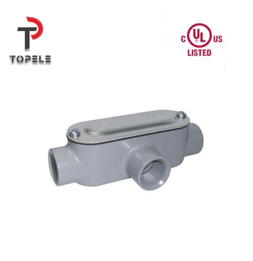 Buy cheap Threaded Aluminum Die Cast Rigid Conduit Body T Type 1/2" To 4" from wholesalers