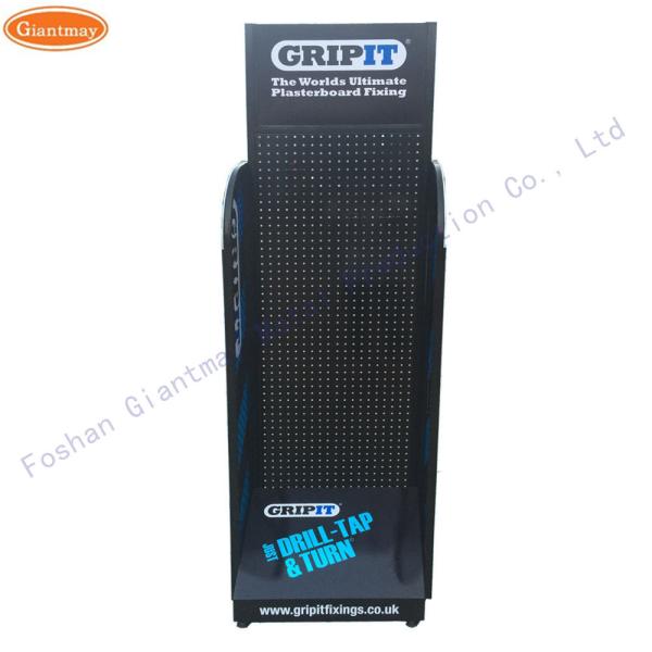 Buy cheap Wholesale Product Floor Pegboard Display Stand Hanging Hooks Metal Rack For Shop from wholesalers