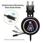 Gaming 110DB Gaming Headphones PS4 RGB Playstation Headset With Mic