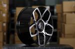 OEM Forged Alloy Black Staggered 22 Inch Rims 5x112 For Cullinan Black Badge