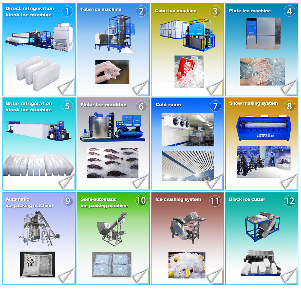 1 Ton Cube Ice Machine Air Cooling Square Ice Maker with 22mm*22mm*22mm Ice Size