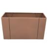 Buy cheap Outdoor large long square rectangle garden planters metal flower pot from wholesalers
