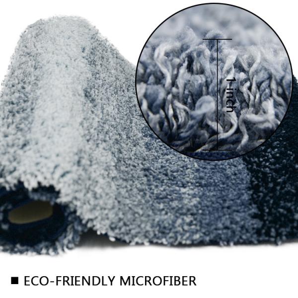 Buy cheap Shaggy Tufted 1.5 Inches Non Slip Bathroom Carpet Machine Washable from wholesalers