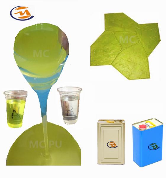 Buy cheap 2500Cps Mold Making Polyurethane Liquid Rubber For Concrete Stamp Casting from wholesalers