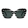 Buy cheap Square Eye Shape Acetate Frame Sunglasses for Women 100% UV Protection-model AS104 ,Sunglasses OEM Factory from wholesalers