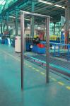 Steel Metal Door Frame Roll Forming Machine With Fly Saw Cutting Off Device 3m