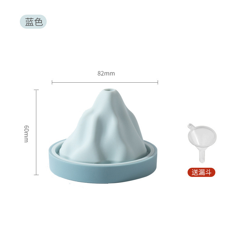 Roll Over Image To Zoom In Ice Cube Molds, Cocktail Ice Cube Tray, Silicone Ice Mountain Shaped Ice Molds Snow Mountain Mould