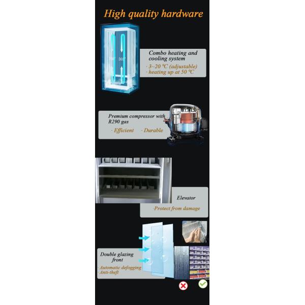 high quality hardware with Combo Meal Snack Vending Machine