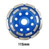Buy cheap Granite Concrete Blue 115mm Double Row Cup Grinding Wheel 4.5 Inch from wholesalers