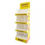 Supermarket Retail Cardboard POP Display Easy Assemble For Cookies Chocolate