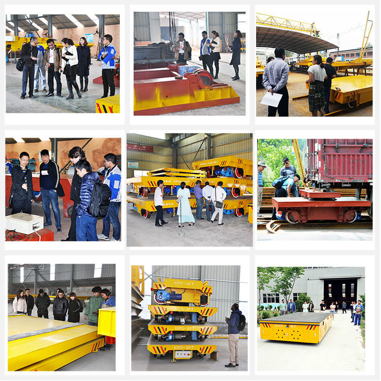 Industry heavy material handling equipment battery powered rail cart