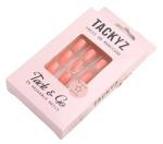 Art Paper Empty False Nail Packaging Clear Top rectangle Rigid Boxes