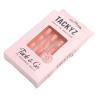 Buy cheap Art Paper Empty False Nail Packaging Clear Top rectangle Rigid Boxes from wholesalers