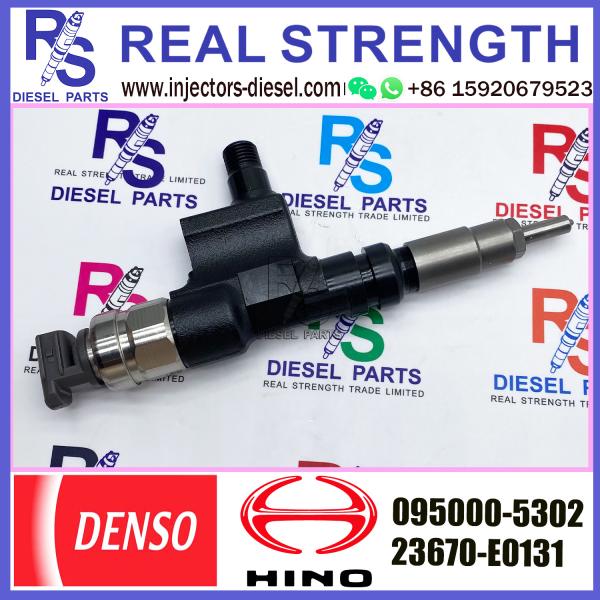 Quality common rail fuel injector 095000-5300 095000-5301 095000-5302 23910-1260 23670-E0130 23670-78020 For HINO for sale