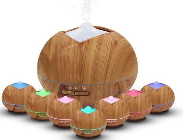 Buy cheap 400ml Household Wood Grain Ultrasonic Essential Oil Aroma Humidifier from wholesalers