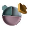 Buy cheap Bpa Free Kids Tableware Food Grade 2022 Silicone Baby Feeding Plate Set Suction from wholesalers