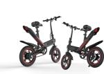 Long Range Folding Electric Bike , Electric Tricycle For Adults Aluminum Alloy