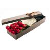 Buy cheap bespoke lid and base flower gift box rigid set up flower box luxury flower packaging paper box from wholesalers