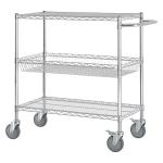 ESD Steel Wire SMT Shelving Cart Stainless Steel Rack Reel Storage Rack