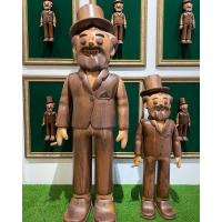 Buy cheap Contemporary Standing Wooden Art Sculpture 145cm Abstract Garden Decor product