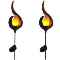 Buy cheap Waterproof Metal 70 Inches Flame Solar Garden Lights product