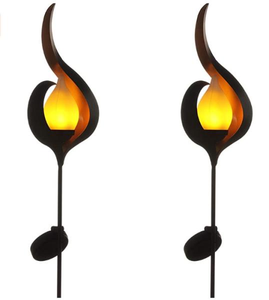 Buy cheap Waterproof Metal 70 Inches Flame Solar Garden Lights from wholesalers