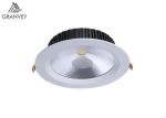 Indoor 12W Recessed LED Down Light White COB Spot 110V 220V For Showcase