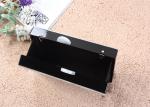 Cloth Lining Acrylic Clutch Bag , Acrylic Evening Bag Painted Women And Hair