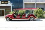 Luxury CE approved electric vintage car 12 seater golf cart in Roof with Jumper