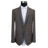 Buy cheap Stylish Designs Mens Slim Fit Suit Blazer Adults Office Worker Dark Grey Check from wholesalers