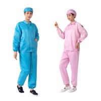 Buy cheap Anti Static Garments ESD 5MM Strip 2.5mm Grip Clean Room Coveralls product