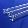 Buy cheap High Temperature Resistant Furnace Factory Custom Fused Quartz Heating Tube Quartz Glass Tube from wholesalers