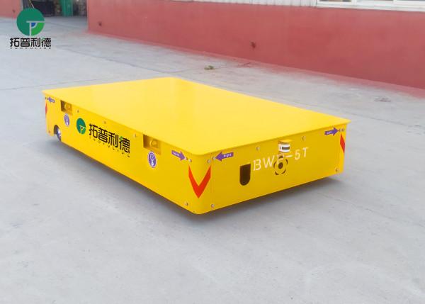 Buy cheap Steel Mill Workshop Electrical Trackless Platform Transfer Vehicle from wholesalers