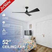 Buy cheap Black Finish DC Motor 5 Speeds Remote Control 3 ABS Blades Ceiling Fan Without product