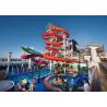Buy cheap Kids Aqua Play Equipment 6mm Amusement Park Water Slide from wholesalers