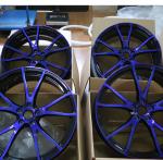 17-22 inch pepsi color 1 piece forged alloy car wheel rim for customized
