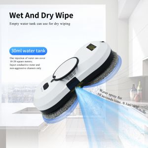 Intelligent 500mAh Window Cleaner Robot For Glass Cleaning Customized