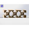 Buy cheap Sand Blasting Yellow Anodized Aluminium T Slot Channel 2060 For Transmission from wholesalers