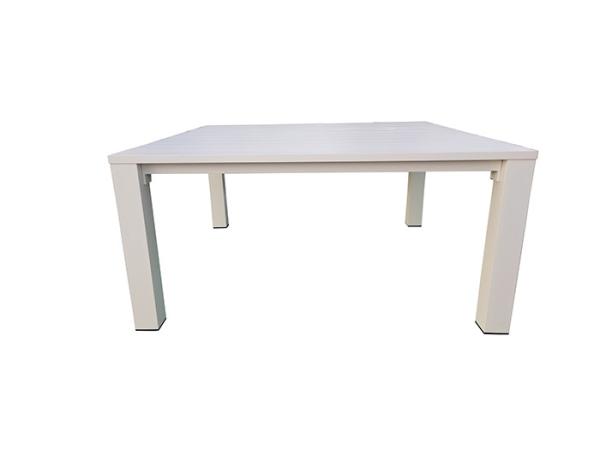 Buy cheap 160 Outdoor Garden Table Square Aluminium Assembly Multi Person Dining from wholesalers