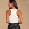 Buy cheap Stretchy Workout Padded Vest Deep V Shape Athleta Running Tops from wholesalers