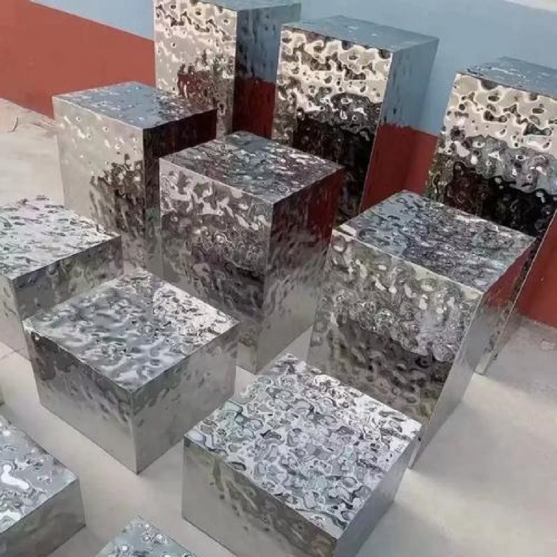 Mirror Gold Color Water Ripple Stainless Steel Sheet For Ceiling Decoration
