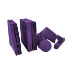10pcs Velvet Fabric Kids Play Sofa Toddlers Couch For Playhouse