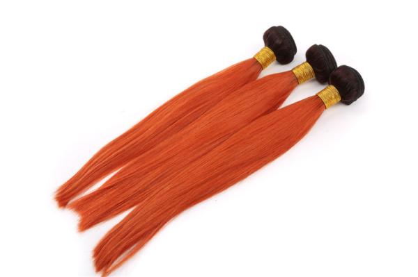 Buy cheap 12-24 Inches Ombre Color 1B/350 Straight Hair Weft Brazilian Hair No Tangle No Shedding from wholesalers