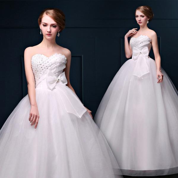 Buy cheap 2016 Spring Hot Sale High Waist Lace Bra Diamond Straps White Butterfly Sash Wedding Dress from wholesalers