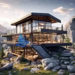 Fast Convenient Prefabricated Light Steel Villas Quick Assembly