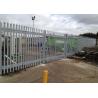 Buy cheap H5m Commercial Steel Fencing , Rustproof Steel Perimeter Fence from wholesalers