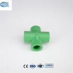 Ppr Pipe Fitting 4 Path Cross For Water Supply